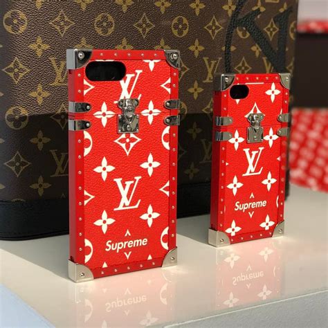 louis vuitton supreme phone case black|louis vuitton x supreme font.